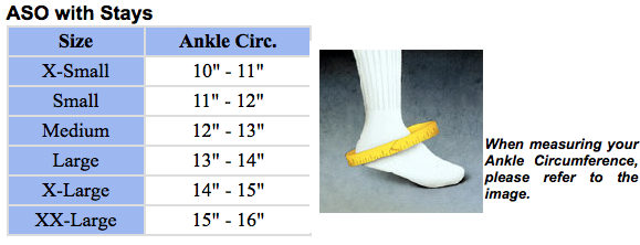 MedSpec ASO Ankle Stabilizing Orthosis with Stays - OrthoMed Canada