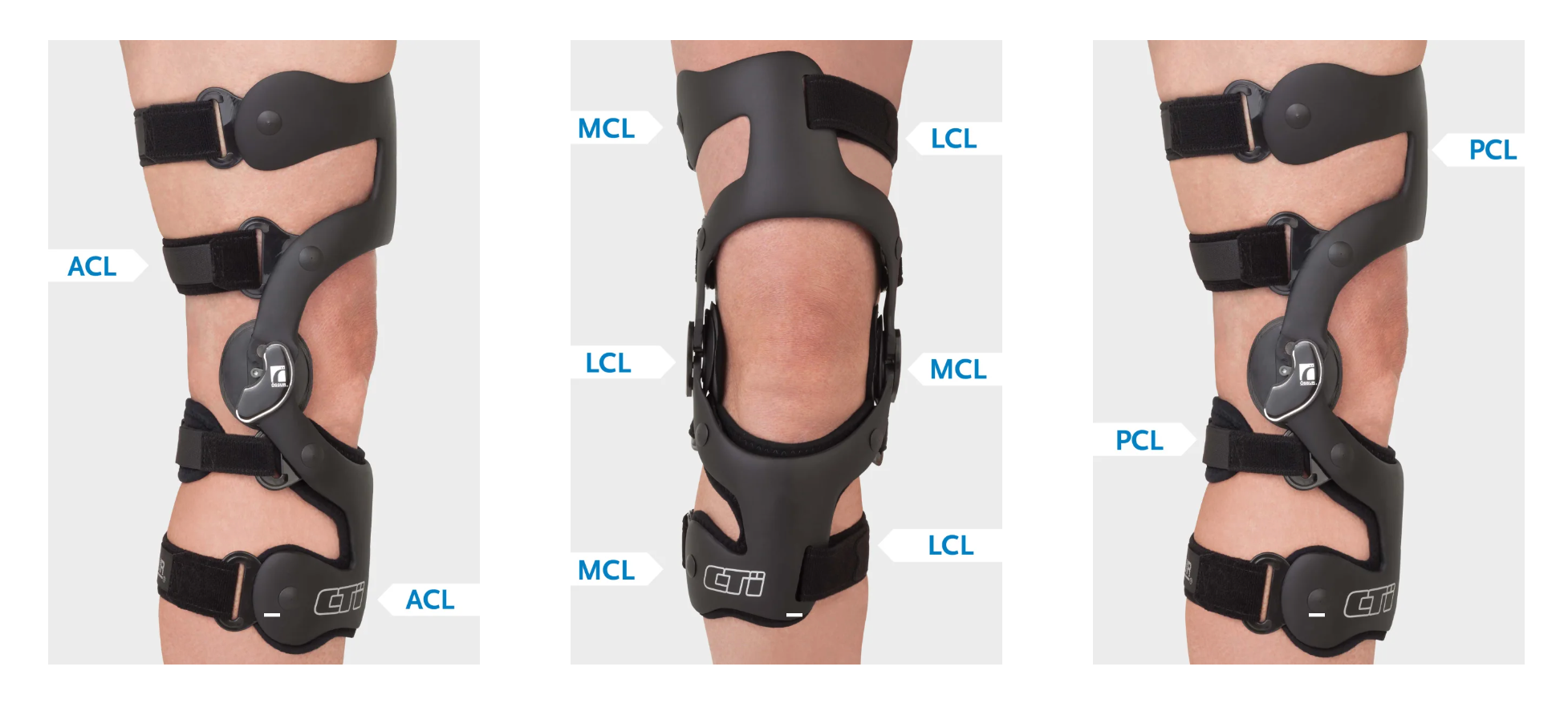 Donjoy Fullforce ACL Knee Brace - with Fource Point hinge & aluminum frame  - One Bracing